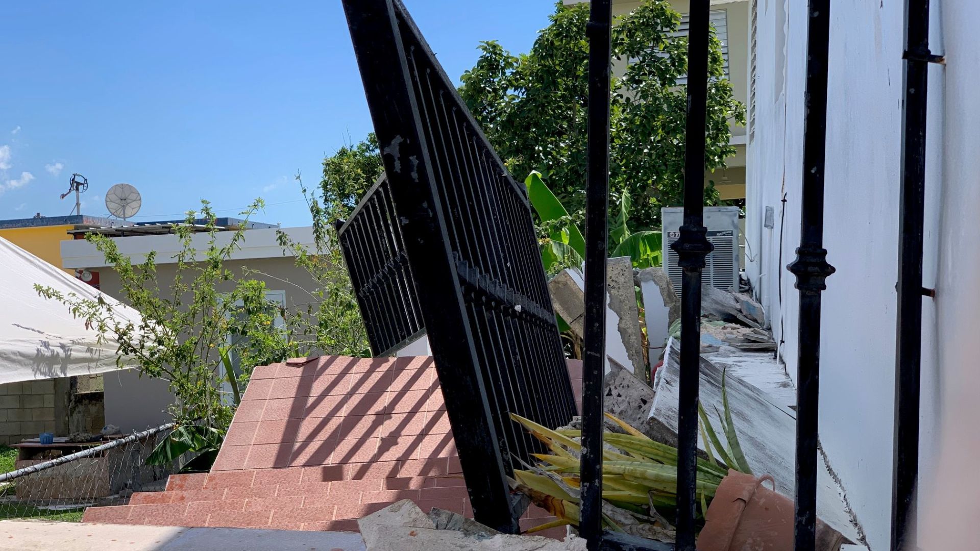 69 News photo of earthquake damage in Puerto Rico